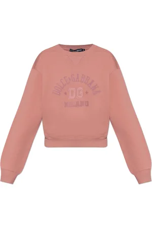 Dolce & Gabbana Femme, Sweatshirts et sweats à capuche, Rose, Taille: 38 FR SweaT-shirt avec Logo