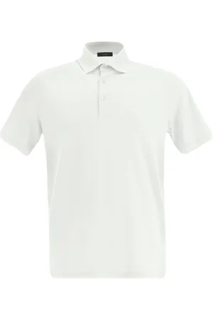 HERNO Homme, Tops, Blanc, Taille: M Polo Classique