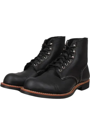 Red Wing Homme, Chaussures, Noir, Taille: 41 1/2 EU Bottes à lacets