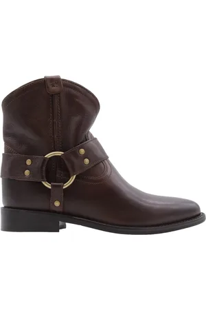Bronx Femme, Chaussures, Brun, Taille: 36 EU Bottes à la Cheville Élégantes avec Détail Bobbel