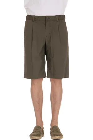 HERNO Homme, Shorts, Vert, Taille: M Short Bermuda en Coton Superléger Vert
