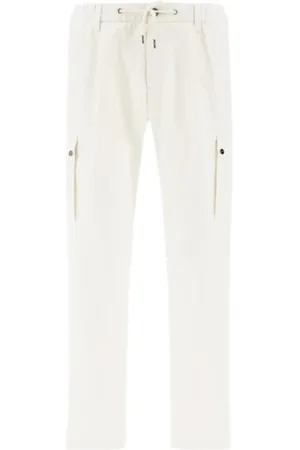 HERNO Homme, Pantalons, Blanc, Taille: L Pantalon Slim Fit