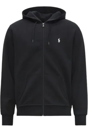 Ralph Lauren Homme, Sweatshirts et sweats à capuche, Noir, Taille: 2XL Sweat à capuche zippé double maille noir