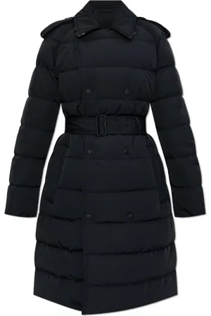 Burberry Femme, Manteaux, Noir, Taille: 40 FR Doudoune avec ceinture