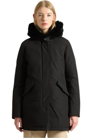 Woolrich Femme, Manteaux, Noir, Taille: 42 FR Parka Arctique Noire