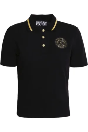 VERSACE Femme, Tops, Noir, Taille: 36 FR Polo