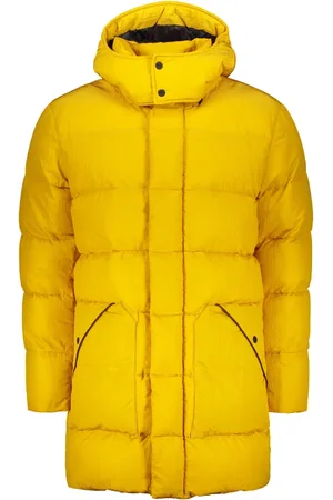 HERNO Homme, Vestes, Jaune, Taille: M Doudoune à capuche imperméable