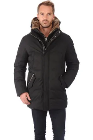 Mackage Homme, Vestes, Noir, Taille: 2XS Parka Edward