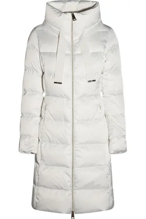 HERNO Femme, Manteaux, Blanc, Taille: 38 FR Blouson Satinée Chic