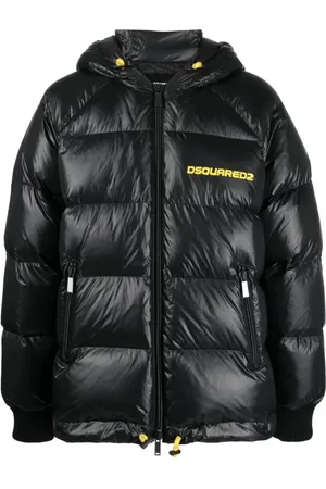 Dsquared2 Homme, Vestes, Noir, Taille: S Veste rembourrée à logo poitrine