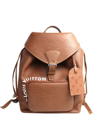 LOUIS VUITTON Homme, Pre-owned, Brun, Taille: ONE Size Pre-owned Cuir sacs-dos