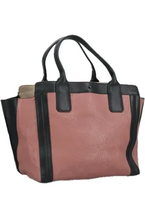 Chloé Femme, Pre-owned, Rose, Taille: ONE Size Pre-owned Cuir sacs-main