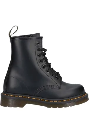 Dr. Martens Femme, Chaussures, Noir, Taille: 36 EU 1460 Smooth Bottes à cheville