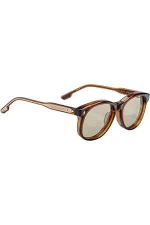 JACQUES MARIE MAGE Unisex, Accessoires, Brun, Taille: ONE Size Lunettes de soleil Vintage Teak Édition limitée