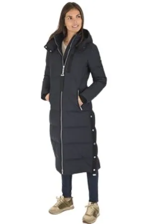 Moose Knuckles Femme, Manteaux, Bleu, Taille: 42 FR Doudoune Jocada