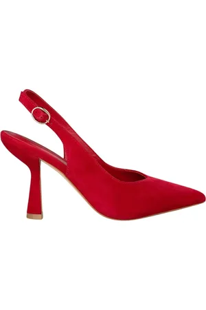 Alma en Pena Femme, Chaussures, Rouge, Taille: 41 EU Sandales à talons hauts en cuir