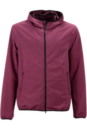 HERNO Homme, Vestes, Violet, Taille: M Blouson bomber à capuche oversize