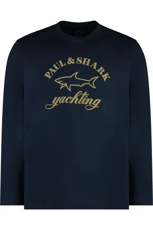 Paul & Shark Homme, Tops, Bleu, Taille: S T-shirt à manches longues