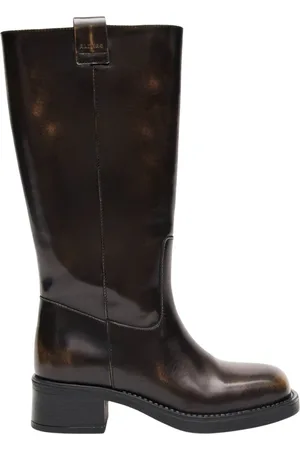 ALOHAS Femme, Chaussures, Brun, Taille: 42 EU Bottines en cuir marron Sajan
