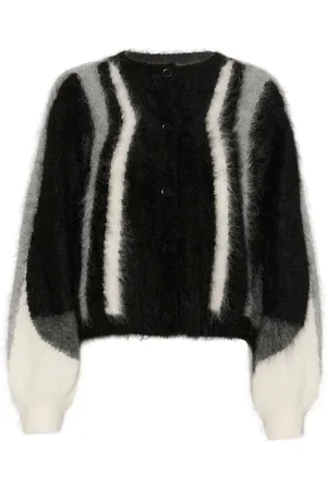 Gestuz Femme, Pulls, Noir, Taille: 42 FR Safigz Cardigan Knit