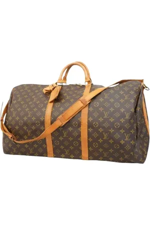 LOUIS VUITTON Femme, Pre-owned, Brun, Taille: ONE Size Pre-owned Toile sacs-de-voyage