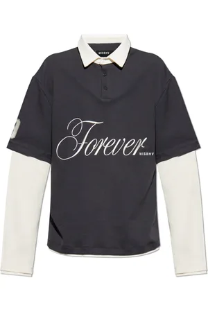 MISBHV Homme, Tops, Gris, Taille: XL Polo à manches longues