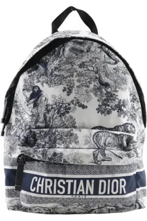 Dior Femme, Pre-owned, Noir, Taille: ONE Size Pre-owned Toile sacs-dos