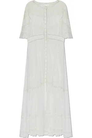 LOVESHACKFANCY Femme, Robes, Blanc, Taille: 36 FR Robe Jovina