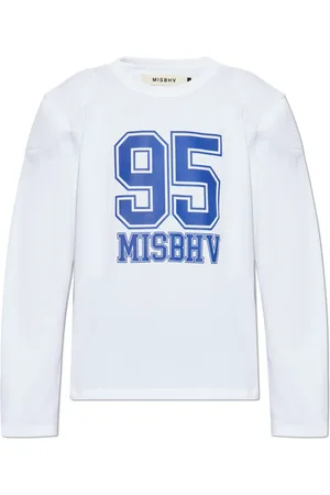 MISBHV Homme, Tops, Blanc, Taille: S T-shirt à manches longues