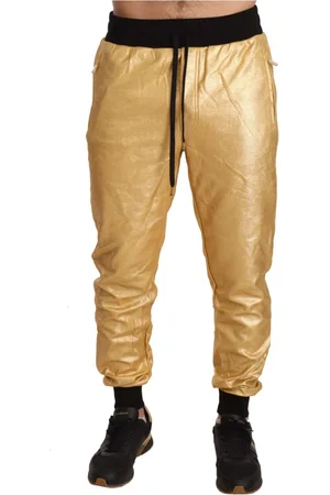 Dolce & Gabbana Homme, Pantalons, Jaune, Taille: M Année du Cochon Pantalons de survêtement
