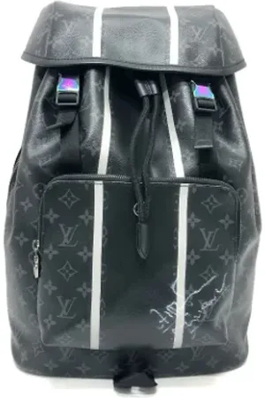 LOUIS VUITTON Homme, Pre-owned, Noir, Taille: ONE Size Pre-owned Toile sacs-dos
