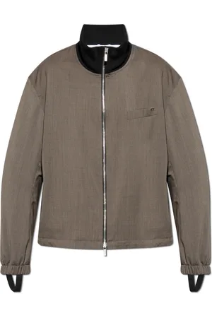 Helmut Lang Homme, Vestes, Gris, Taille: XL Veste en laine avec poches