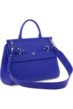 Fontana Femme, Sacs, Bleu, Taille: ONE Size Sac en cuir élégant pour un usage quotidien