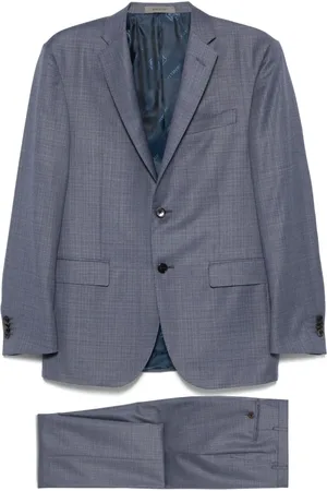 corneliani Homme, Costumes, Bleu, Taille: XL Costume de Luxe en Laine