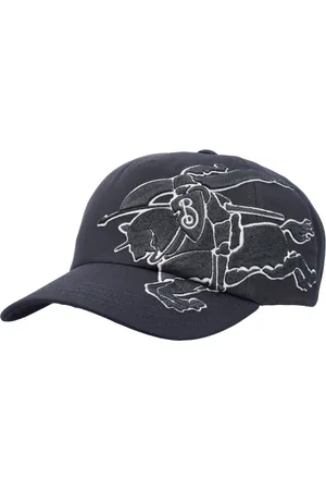 Burberry Unisex, Accessoires, Noir, Taille: L Equestrian Knight Design Baseball Cap