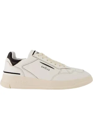 Ghoud Homme, Chaussures, Blanc, Taille: 46 EU Baskets en cuir blanc