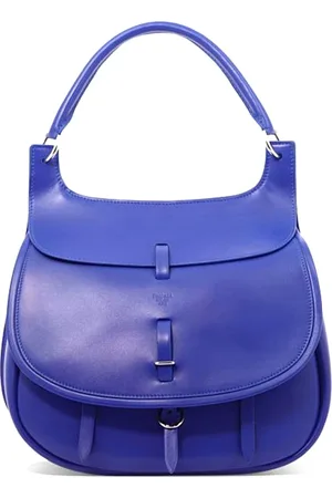 Fontana Femme, Sacs, Bleu, Taille: ONE Size Sac en cuir élégant pour un usage quotidien
