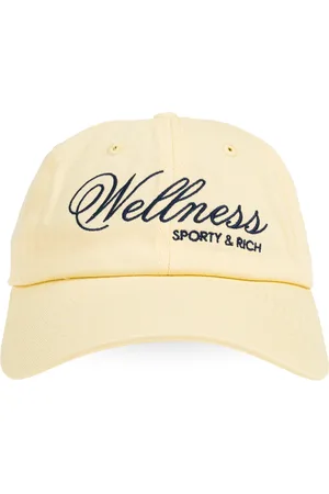 Sporty & Rich Unisex, Accessoires, Jaune, Taille: ONE Size Casquette de baseball