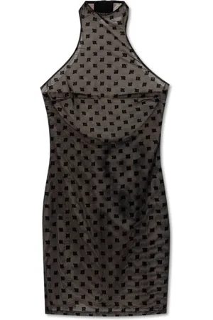 MISBHV Femme, Robes, Noir, Taille: 40 FR Robe avec monogramme