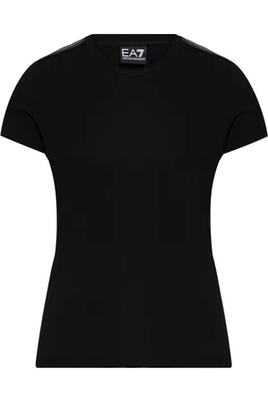 EA7 Femme, Tops, Noir, Taille: 36 FR T-shirt de la collection