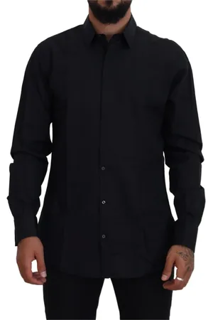 Dolce & Gabbana Homme, Chemises, Noir, Taille: S Chemise élégante slim fit formelle