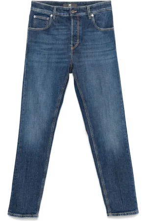 PT Torino Homme, Jeans, Bleu, Taille: W33 Jean Bleu Droit Design Écologique Élégant