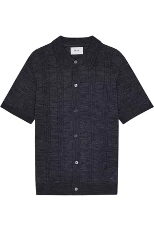 NN.07 Homme, Pulls, Bleu, Taille: M Cardigan Bleu Thor Ss 6584 Cardigan