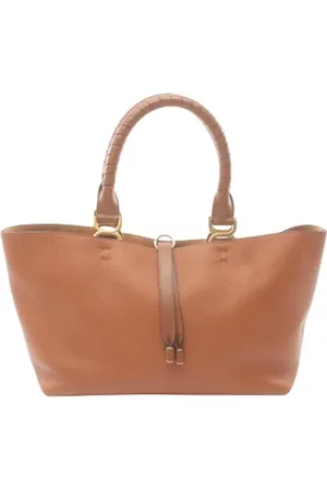 Chloé Femme, Pre-owned, Brun, Taille: ONE Size Pre-owned Cuir cabas