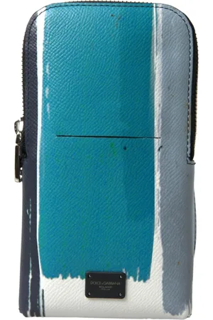 Dolce & Gabbana Homme, Accessoires, Multicolore, Taille: ONE Size Élégant Étui de Téléphone en Cuir à Bandoulière