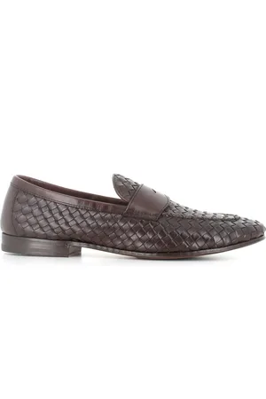 HENDERSON BARACCO Homme, Chaussures, Brun, Taille: 44 EU Mocassin en Cuir Marron Foncé