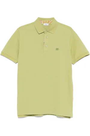 Etro Homme, Tops, Vert, Taille: L Polo Vert Manches Courtes