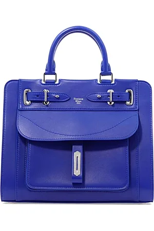 Fontana Femme, Sacs, Bleu, Taille: ONE Size Sac en cuir élégant pour un usage quotidien