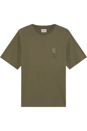 Autry Homme, Tops, Vert, Taille: M T-shirt et polo en coton vert