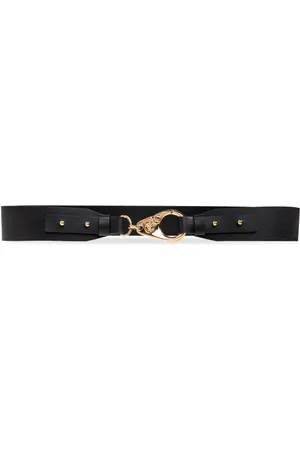 VERSACE Femme, Accessoires, Noir, Taille: 75 CM Ceinture en cuir